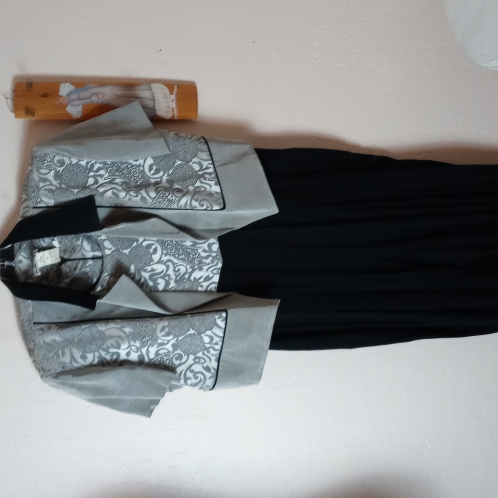 NWT Vintage Menu Jumpsuit & Jacket Set
